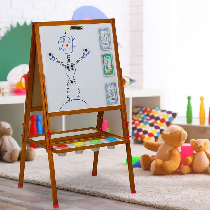 Actual product image Relaxdays Children's easel board