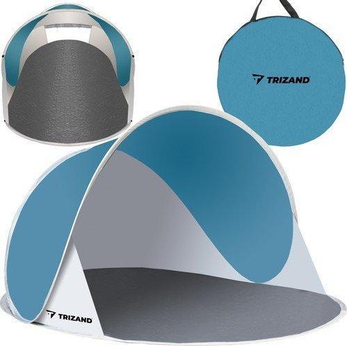 Actual product image Trizand Beach Tent 145x100x70 cm - Turquoise - Grey (145 cm)