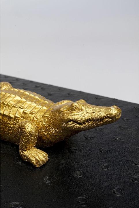 Actual product image Kare Design Box Crocodile Schwarz (2/Set)