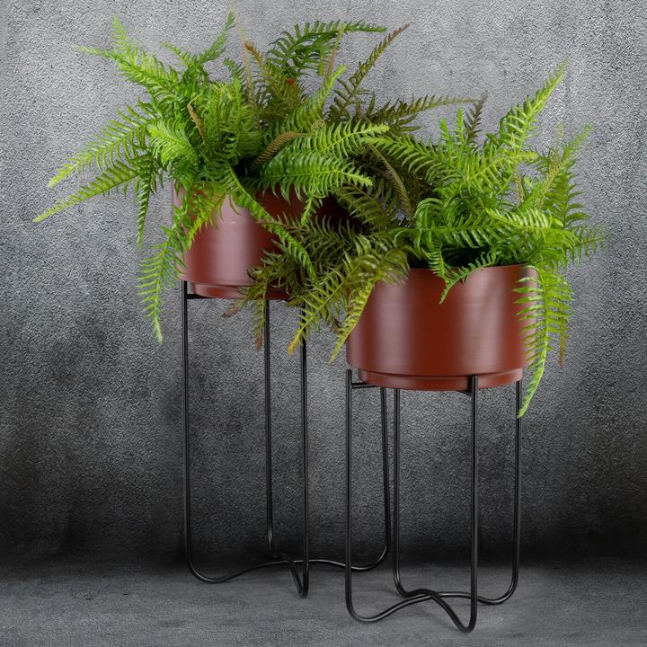 Actual product image Eurofirany WY/FLOWER/206 SET BROWN+BLACK/X2 (31 cm)