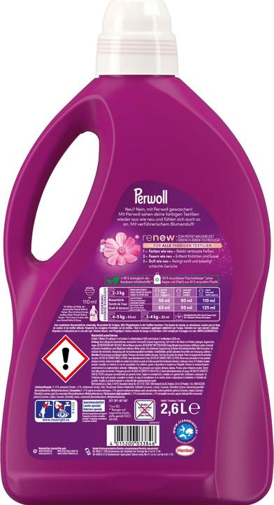 Actual product image Perwoll Renew Liquid Colour Blossom Rush (52 Washing cycles, Gel)