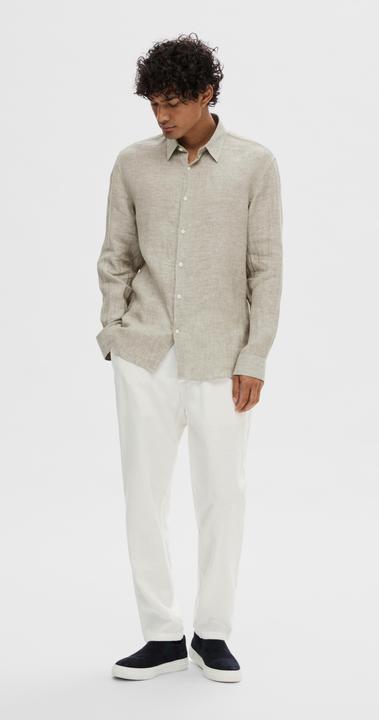 Actual product image Slhregkylian-Linen Shirt Ls Classic Noos (XL)