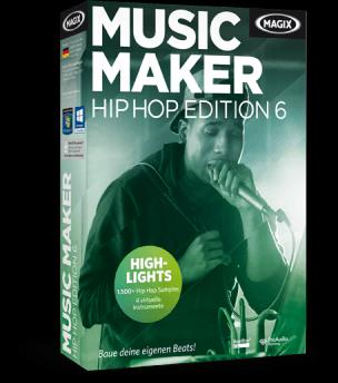 Produktbild Magix Music Maker Hip Hop Edition 6 (1 User, unbegrenzt)