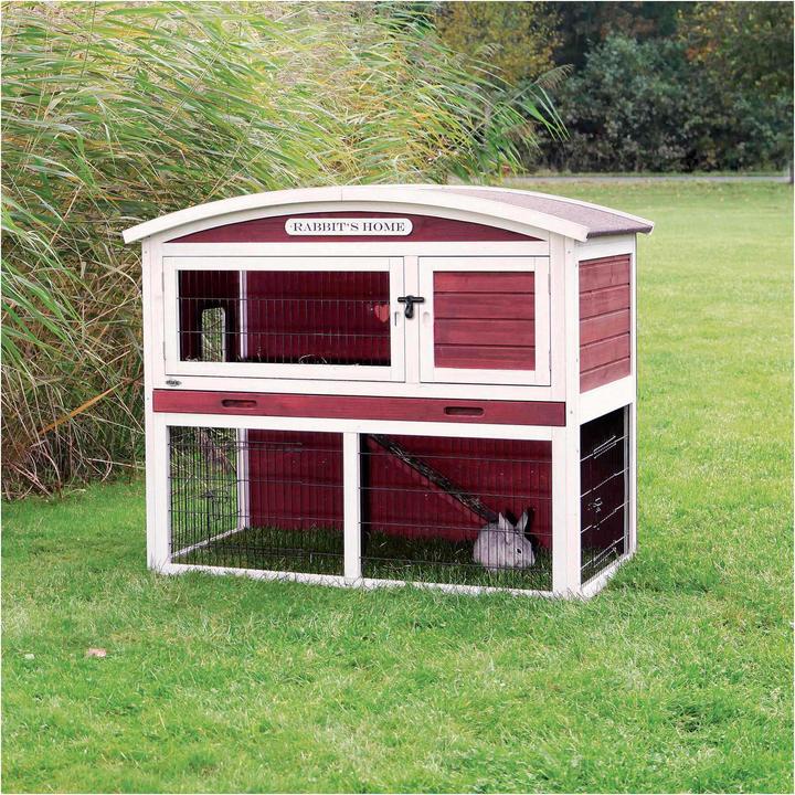 Produktbild Trixie Natura Nagerstall 124x104x75cm rot/weiss