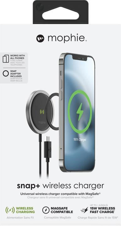 Immagine prodotto mophie SNAP&WIRELESS - Pad (15 W)