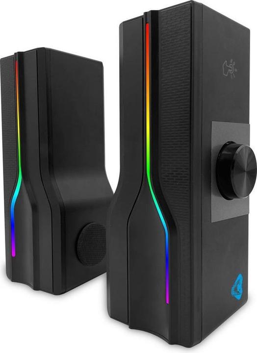 Immagine prodotto Media-Tech COBRA PRO ARAGOR 2.0 - Altoparlanti convertibili a 2 ingressi in linea e Bluetooth Dual-Game 2.0 (8 W, Canale 2.0)