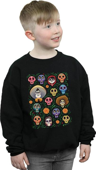 Actual product image Disney Boys Coco Heads Pattern Sweatshirt (140, 146)
