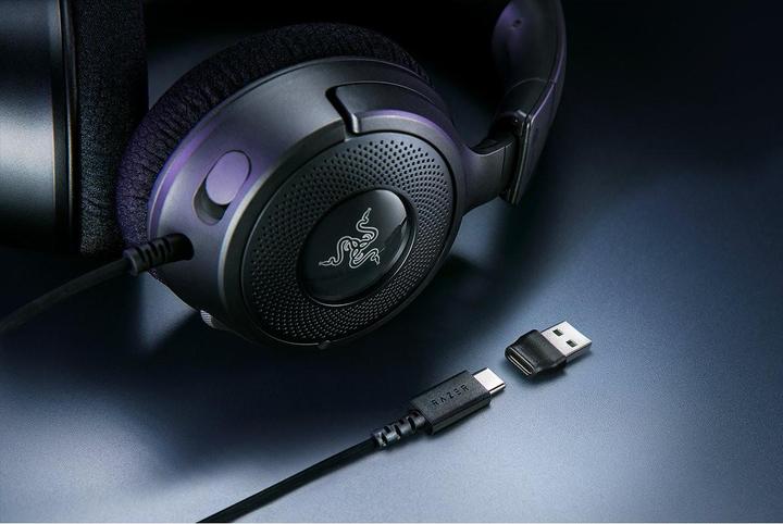 Actual product image Razer Kraken V4 X - Wired gaming headset powered by Chroma™ RGB (Cable)