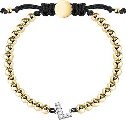 La Petite Story Bicolor bracelet with letter "L" LPS05ARR15 (Edelstahl)
