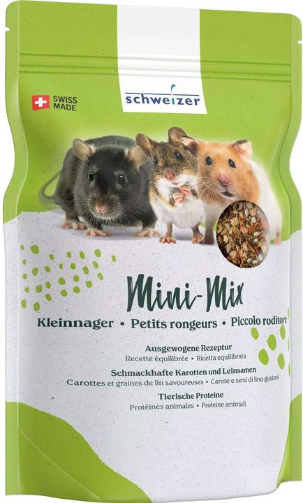 Actual product image Schweizer Staple Food Mini-Mix for Gerbils, Hamsters & Rats, 950 g (0.97 kg, 1 x)