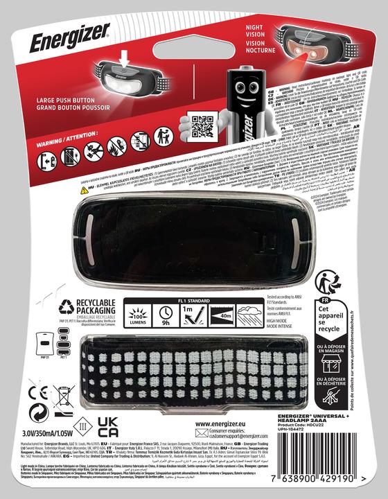 Image du produit Energizer Universal Plus (100 lm)