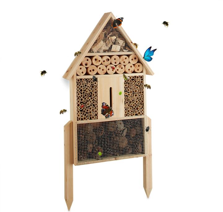Immagine prodotto Relaxdays Albergo Insetto (Farfalle, Merletti, Ape, Api, Coccinelle)