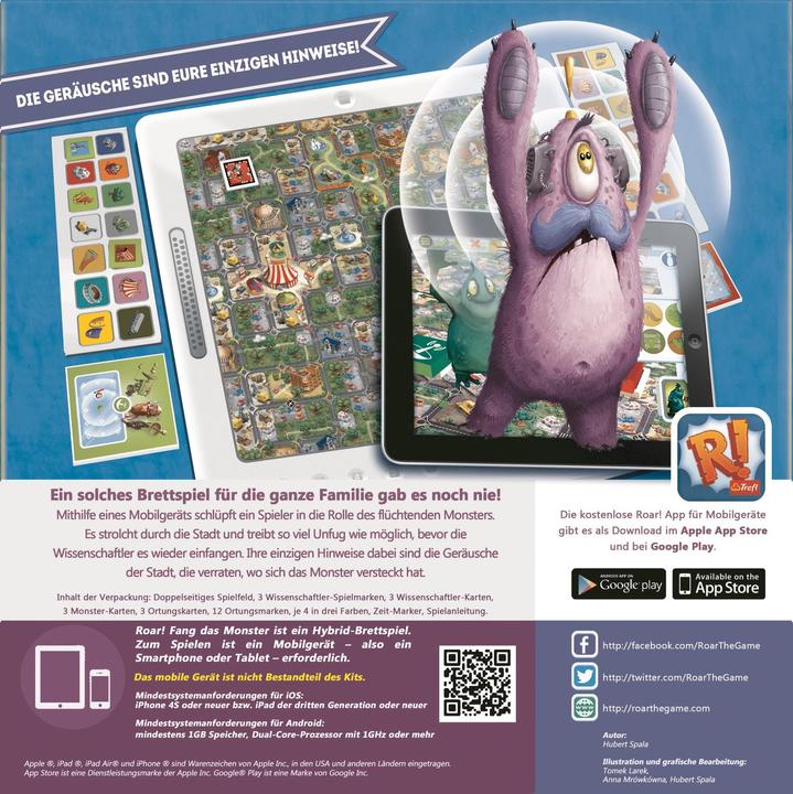 Produktbild Trefl Roar! Fang das Monster Spiel (Deutsch)