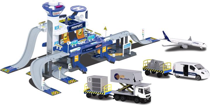 Image du produit Majorette Aéroport Creatix Lufthansa + 5 véhicules