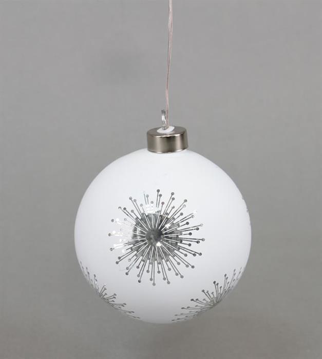 Produktbild GuGus LED Glas Kugel silber