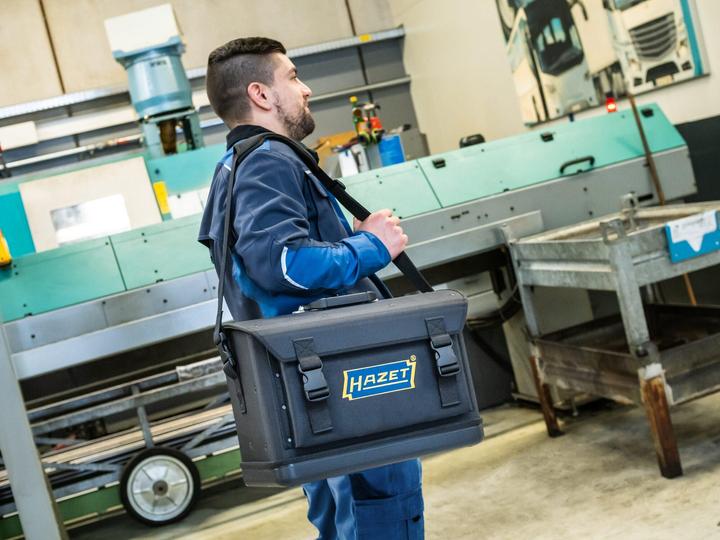 Actual product image HAZET Werkzeugtasche ∙ gross ∙ mit 89 Profi-Werkzeugen 191T-2/89 ∙ 470 mm x 310 mm x 300 mm ∙ Number… (89 pieces)