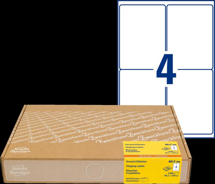 Actual product image Avery Shipping labels