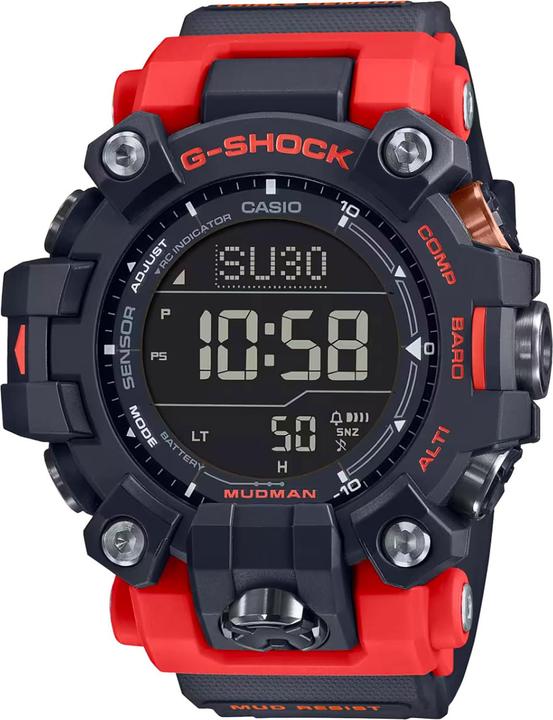 G-Shock GW-9500-1A4ER (Chronograph, Gangreserveanzeige, Digitaluhr, 53 mm)