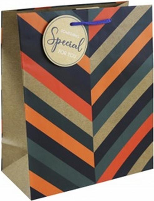 Actual product image Eurowrap Chevron Gift Bag (Pack of 6) (Gift box, 6 x)
