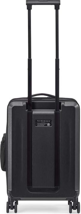 Actual product image Senz Foldable Carry On Trolley, 38L, Pure Black (38 l, Hand luggage (up to 50 litres))