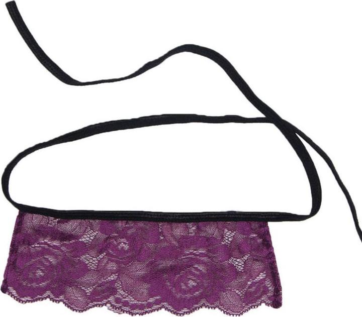 Actual product image Subblime 2-coloured suspender shirt plus blindfold and thong (S)