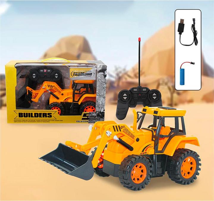Actual product image VR Shinecon Remote-controlled backhoe loader EN71