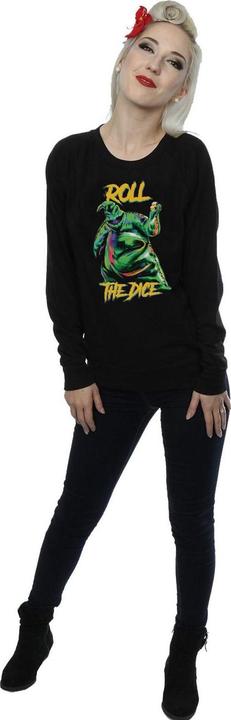 Actual product image Disney Womens/Ladies Nightmare Before Christmas Oogie Boogie Dice Sweatshirt (L)