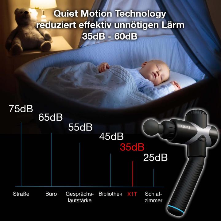 Actual product image Eleeels X1T Massage Gun