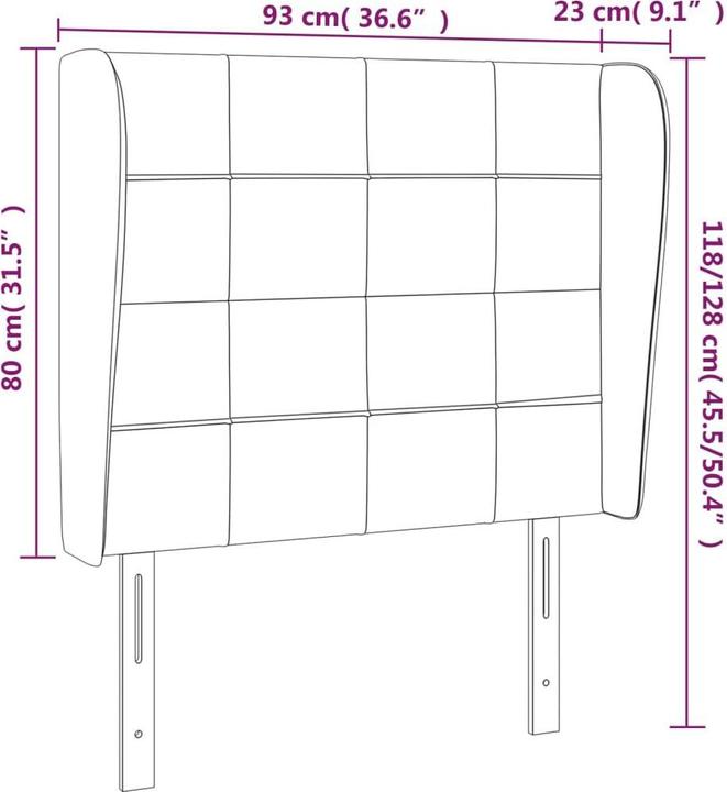 Actual product image VidaXL Kataleya (93 x 23 x 128 cm)