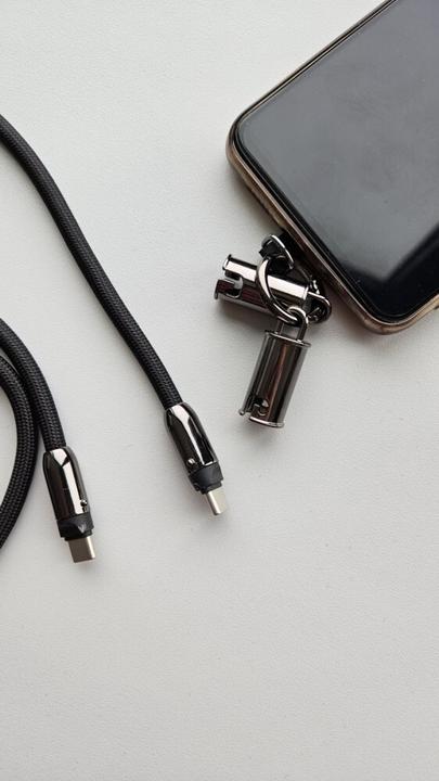 Produktbild Lenovo 2-in-1 USB C Kabel 1m Schwarz (USB 3.0)