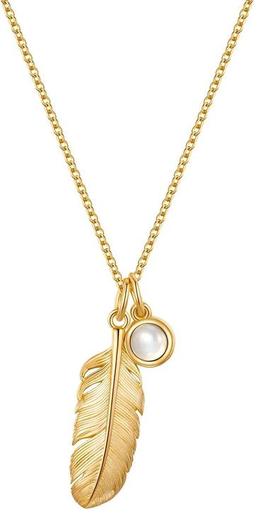 Produktbild Glanzstücke München Damen Kette Feder Sterling Silber - 35056 (Sterling Silber, 40 - 45 cm)
