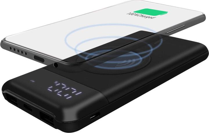 Immagine prodotto Akashi ALTPB8000WIRL 2x USB + porta USB-C e caricatore QI (10000 mAh)