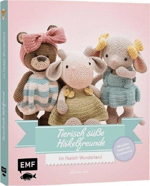 Produktbild Tierisch süsse Häkelfreunde – Im Pastell-Wunderland (Deutsch, Erinna Lee, 2021)