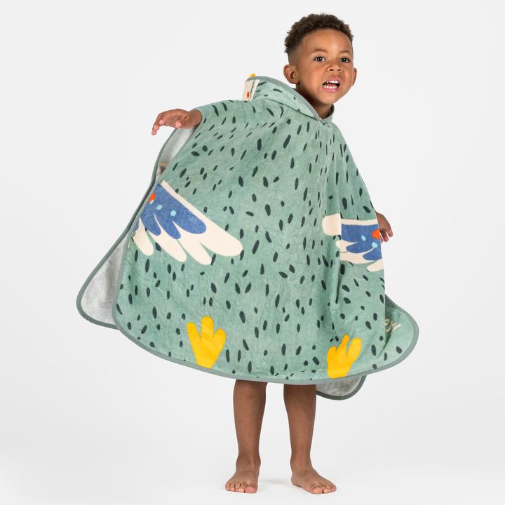 Image du produit Nabaiji Poncho de bain Bébé - Peroquet vert (95 C)