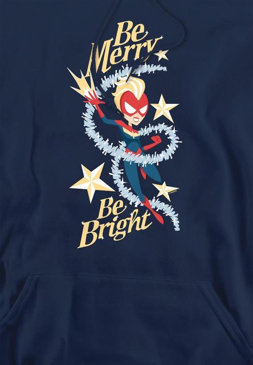Produktbild Captain Marvel Be Merry Be Bright Kapuzenpullover (XXL)
