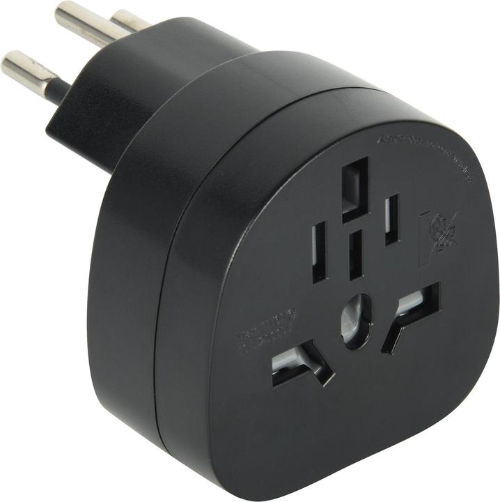 Produktbild Schönenberger Reiseadapter World to Switzerland, schwarz