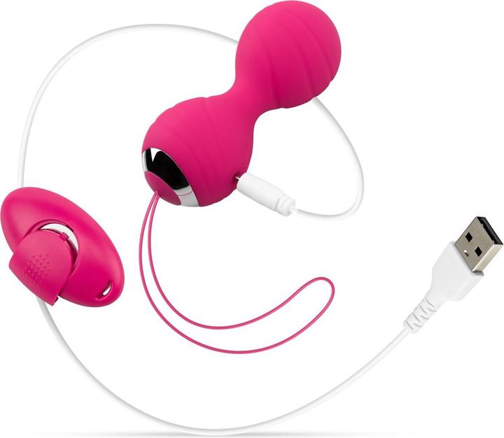Image du produit Easytoys Ensemble de boules de Kegel avec télécommande - Rose