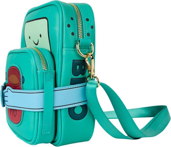 Actual product image Loungefly Warner Bros by Crossbody Adventure Time BMO