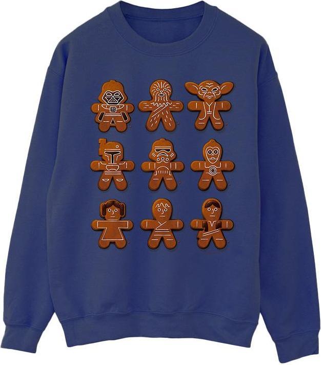 Actual product image Star Wars Mens Christmas Gingerbread Sweatshirt (XL)