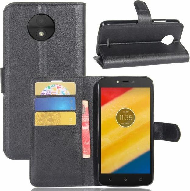 Produktbild MU Classic Lederhülle mit Litchitextur (Motorola Moto C Plus)