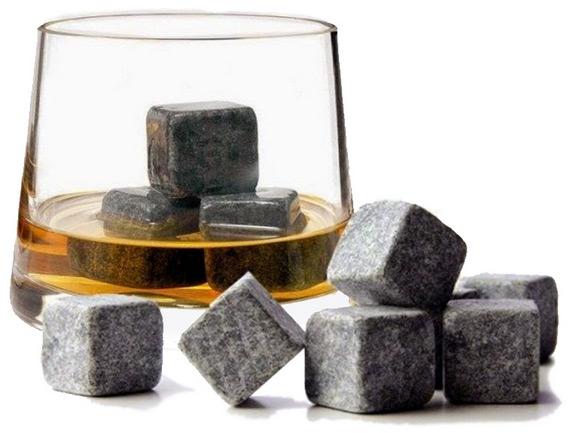 Image du produit PhoneLook Set de glaçons créatifs avec cubes en pierre Whisky / Cocktails / Boissons (9 pièces) (Pierres à whisky)