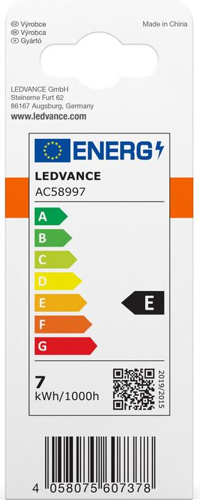 Energie-Label Osram Special T Slim (GU10, 7 W, 806 lm, 6 x, E)