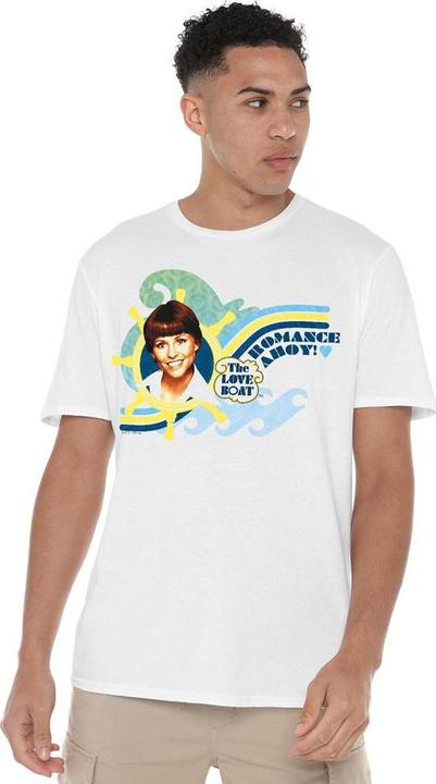 Actual product image The Love Boat Mens Romance Ahoy T-Shirt (XXL)