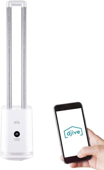 Actual product image Djive Flowmate Tower one - white Tower fan (30 m²)