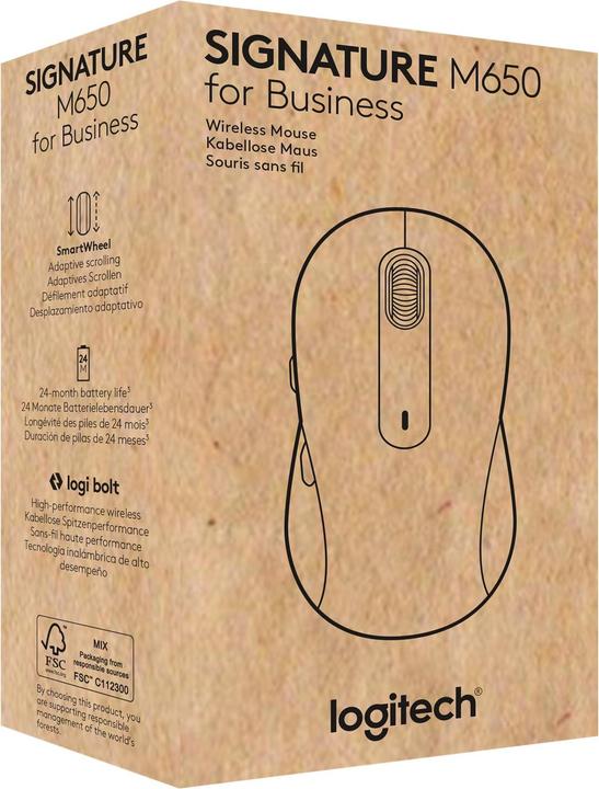 Actual product image Logitech Signature M650 for Business (Wireless)