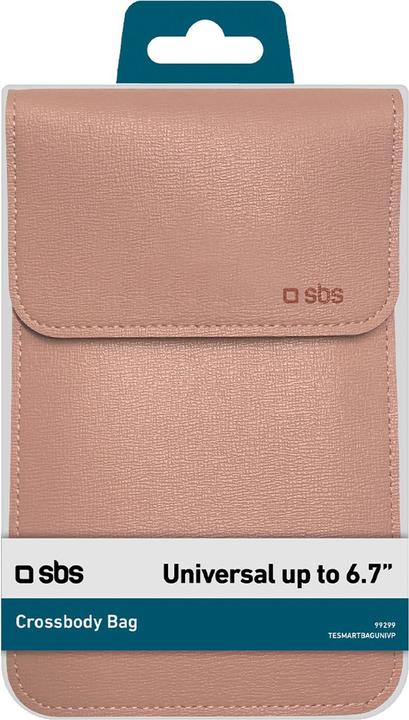 Image du produit SBS Sacoche Crossbody pour smartphones jusqu'à 6,7"", rose (Universel)