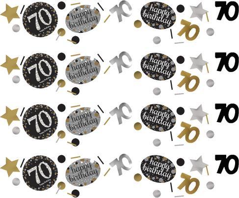 Image du produit Amscan Confettis 70 Ans "Joyeux Anniversaire
