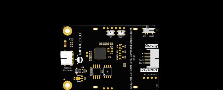 Actual product image DFRobot ESP32-S3 2.0inch Gravity LVGL IPS Display 320×240