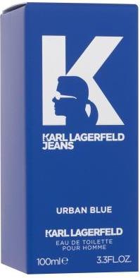 Actual product image Karl Lagerfeld Jeans Urban Blue Eau De Toilette Spray 100ml (Eau de toilette, 100 ml)