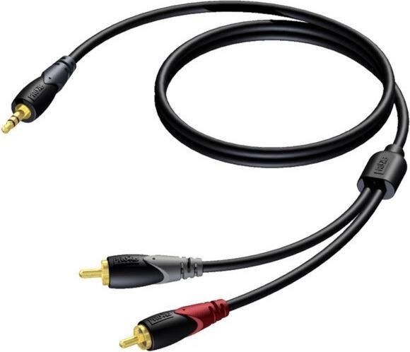 Immagine prodotto Procab Cla711 (3 m, Cinch, Connettore da 3,5 mm (AUX))